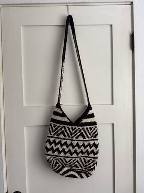 Handmade crochet Guatemalan bag